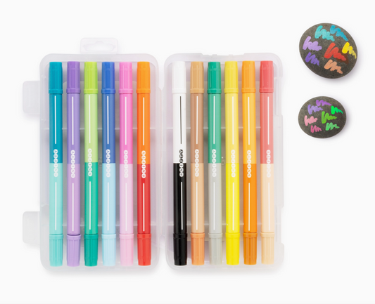 Bright Un-Stoppable Double-ended Paint Markers