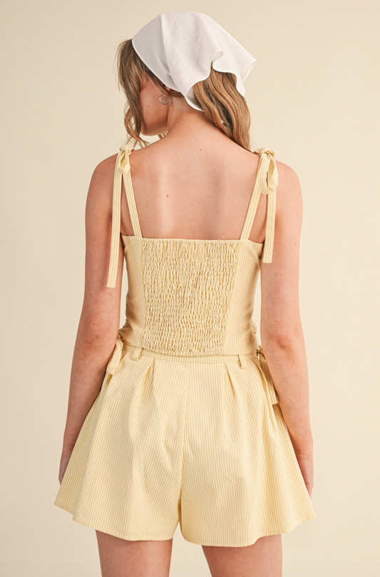 Charlie Tie Crop Top