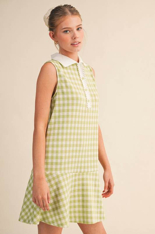 Georgia Gingham Mini Dress