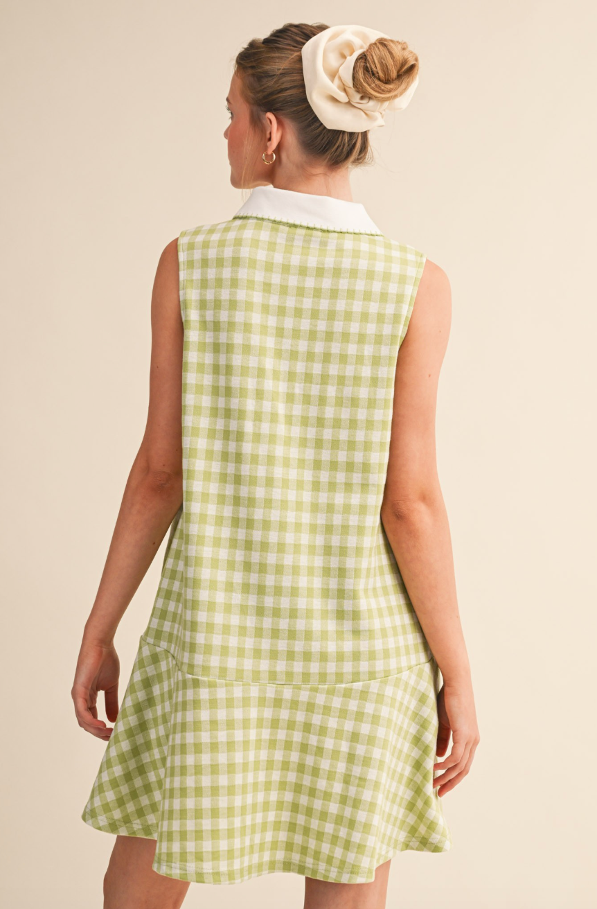 Georgia Gingham Mini Dress
