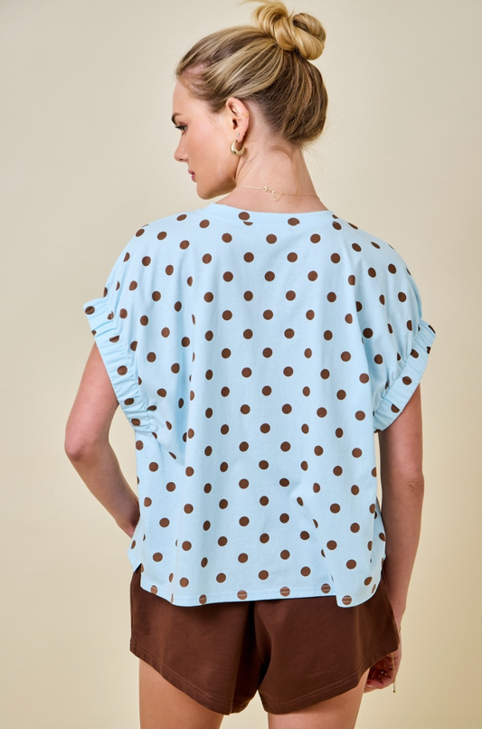 Lena Polka Dot Top