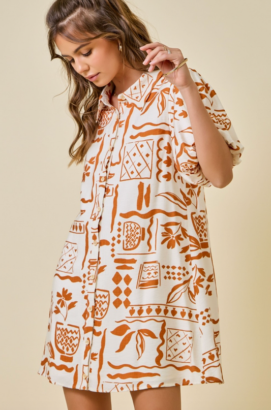 Painted Vacation Dress