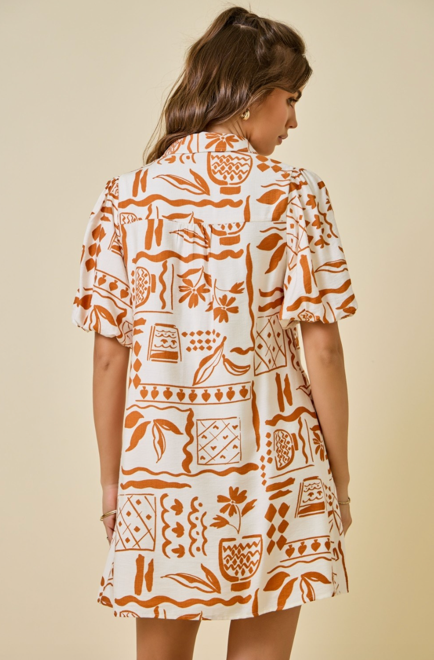 Painted Vacation Dress