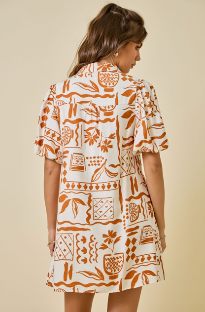 Painted Vacation Dress