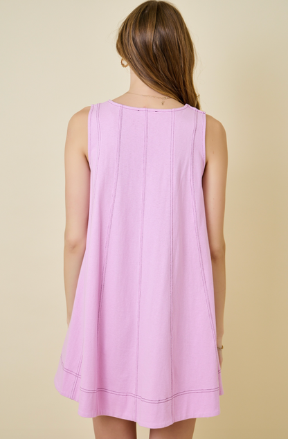 Lilac A-line Dress