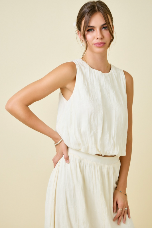 Cloud Crinkle Top
