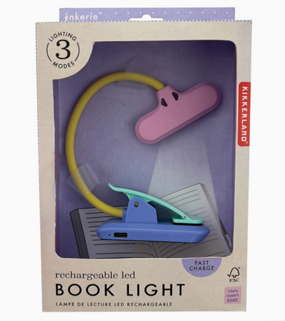 Rechargeable LED Book Light Clip