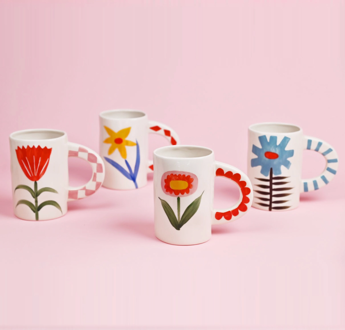 Charlotte Hand-Painted Ceramic Mug