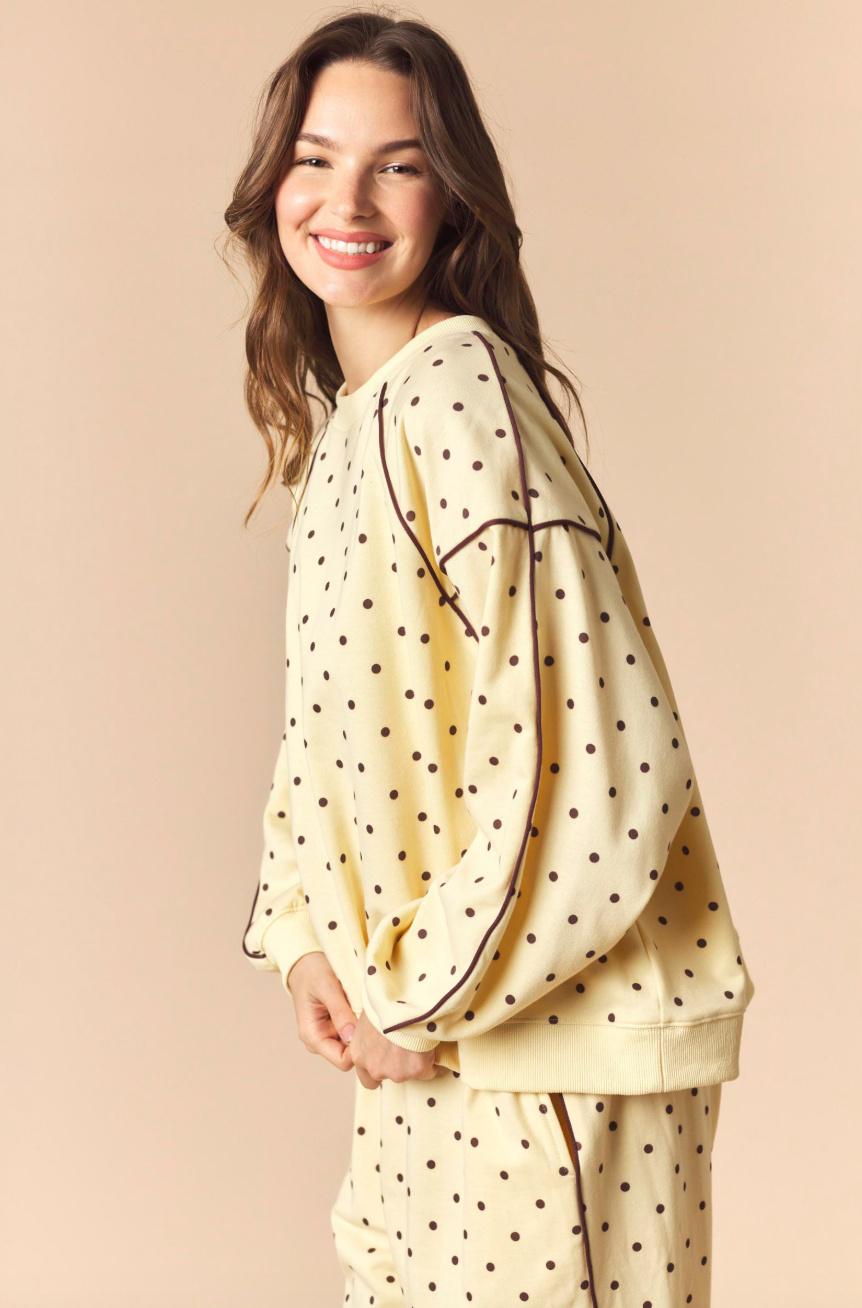 Mabel Dotted Sweatshirt
