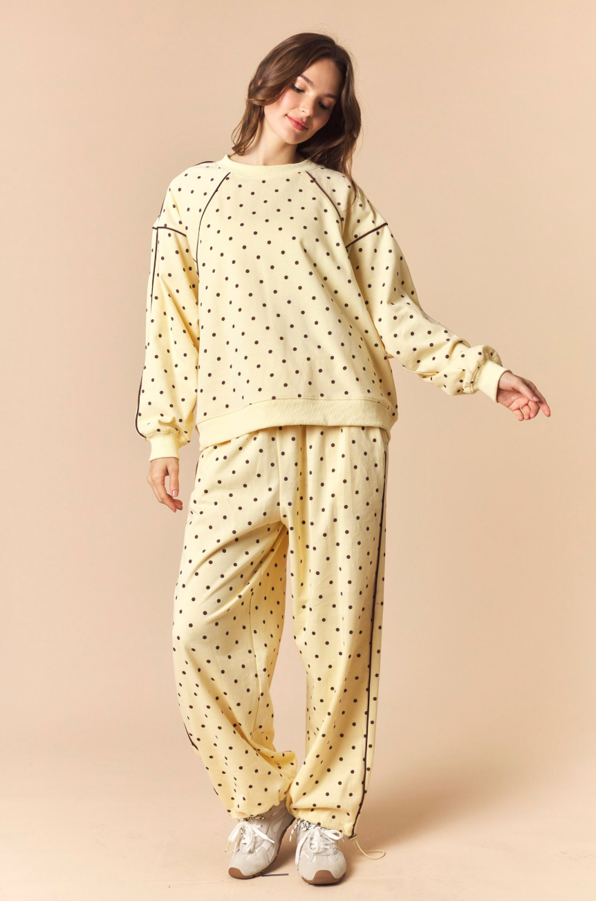 Mabel Dotted Sweatpants