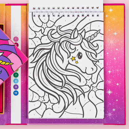 Unicorn Dreaming Color By Numbers