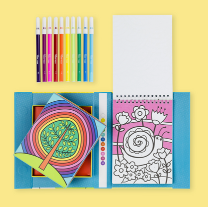 Rainbow Garden Color By Numbers