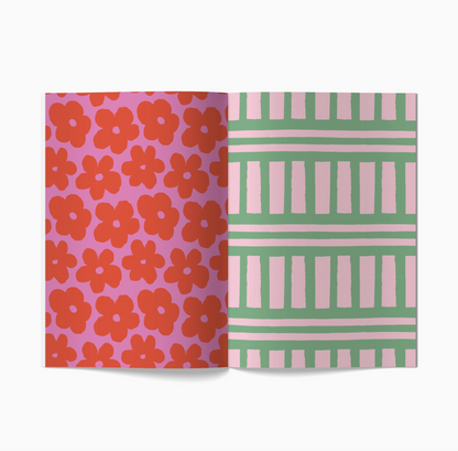 Whimsical Girlie Scrapbooking Paper Booklet