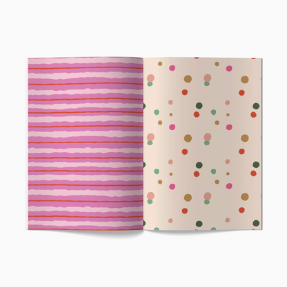 Whimsical Girlie Scrapbooking Paper Booklet