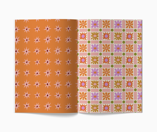 Vibrant Blooms Scrapbooking Paper Booklet