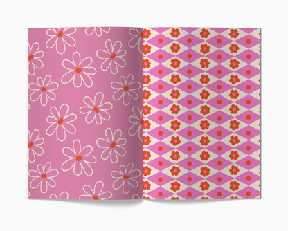 Vibrant Blooms Scrapbooking Paper Booklet