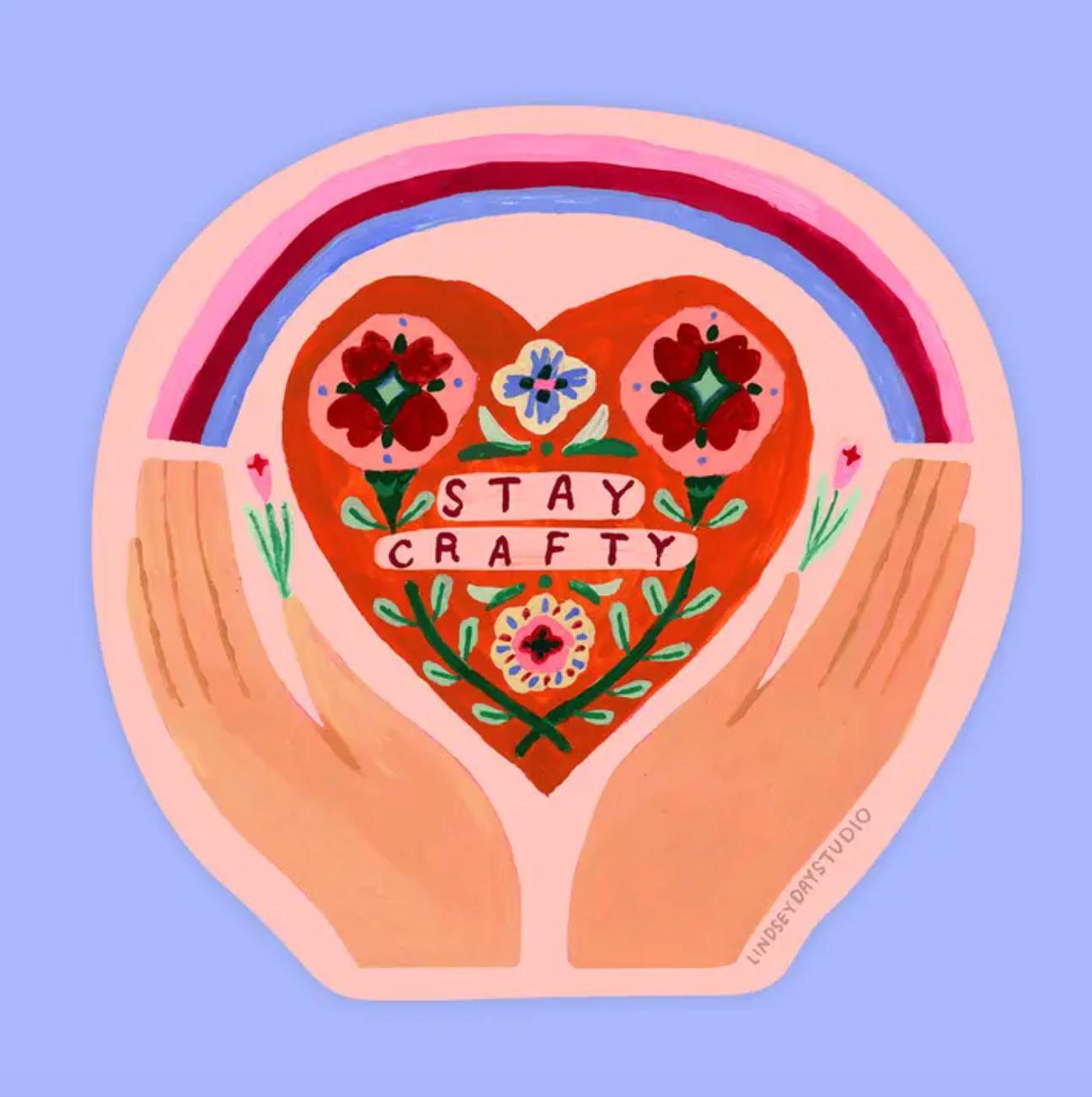Stay Crafty Sticker