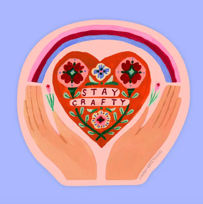 Stay Crafty Sticker