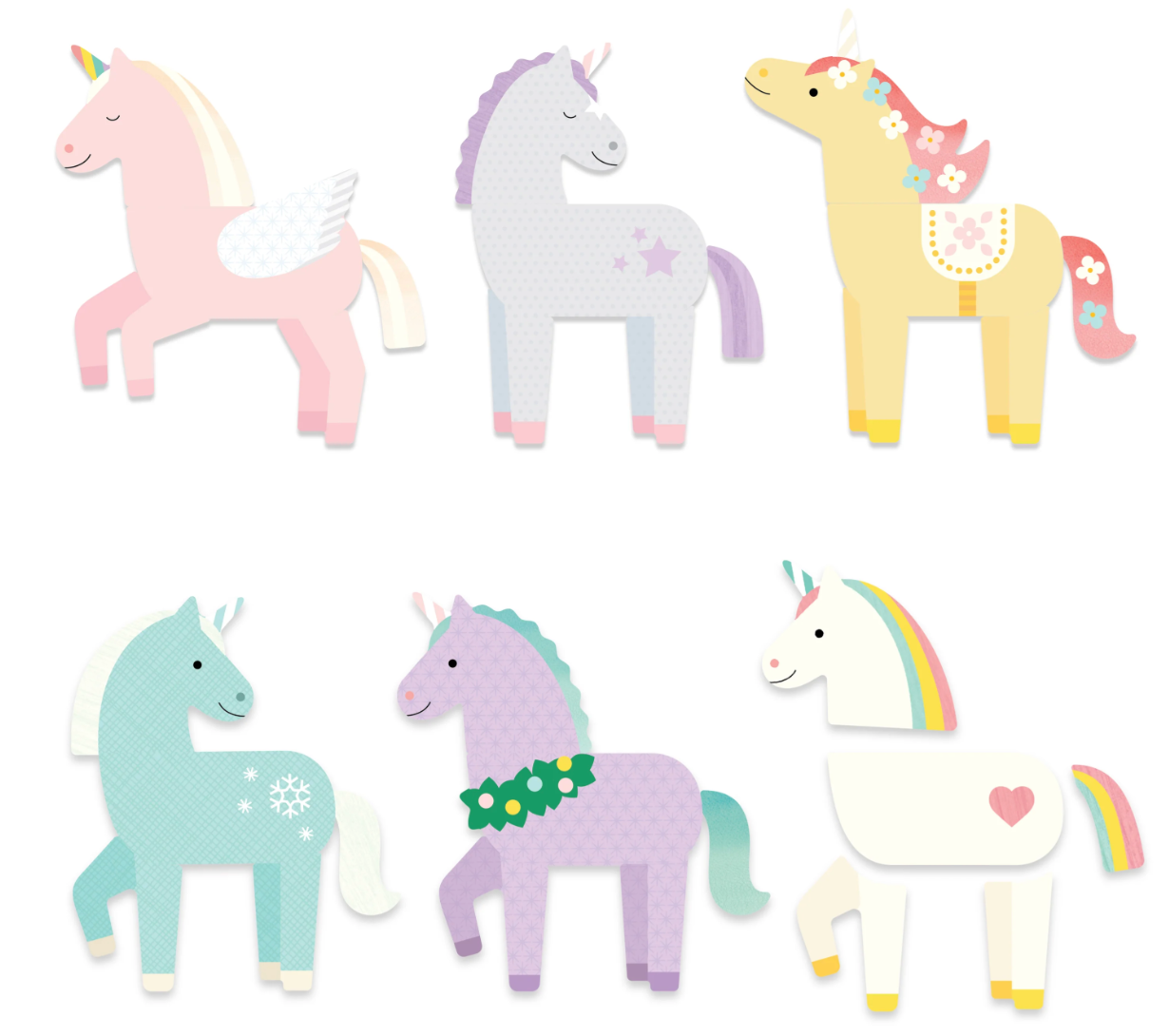Magnetic Unicorns Play Set