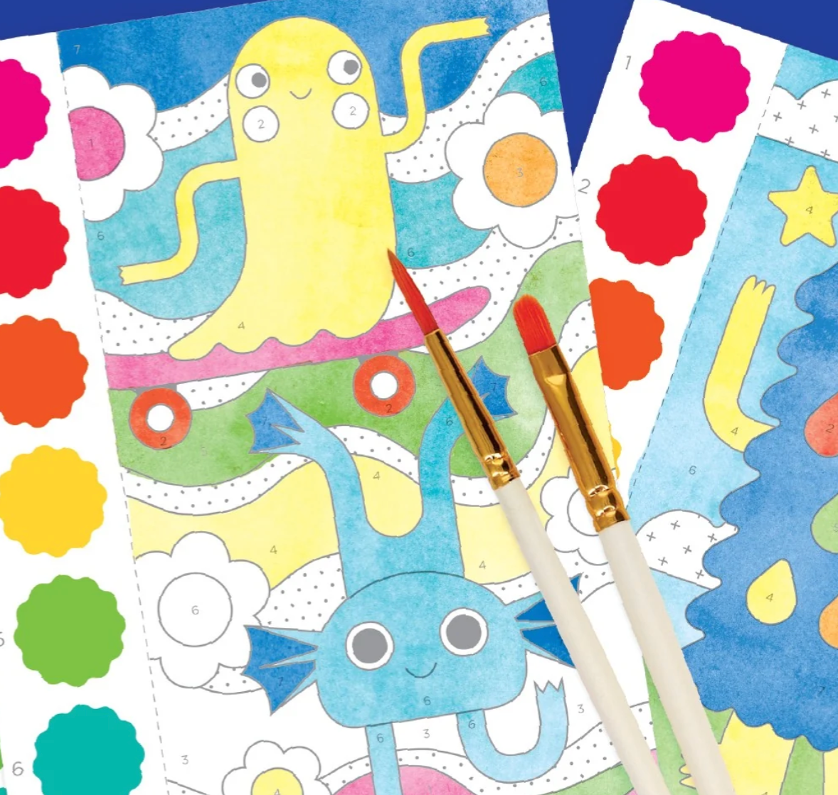 Monsters Paint by Numbers