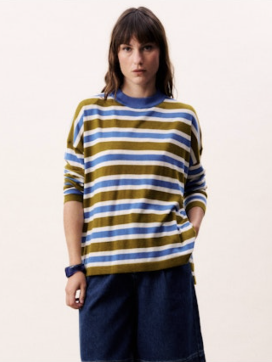 Olive Sapphire Pullover