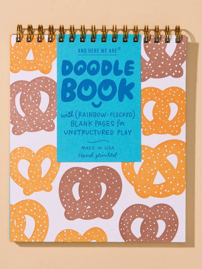 Soft Pretzel Blank Spiral Notebook