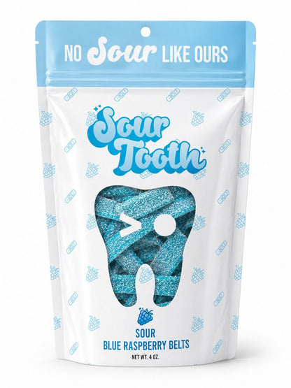 Sour Blue Raspberry Belts
