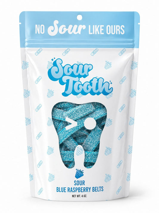 Sour Blue Raspberry Belts
