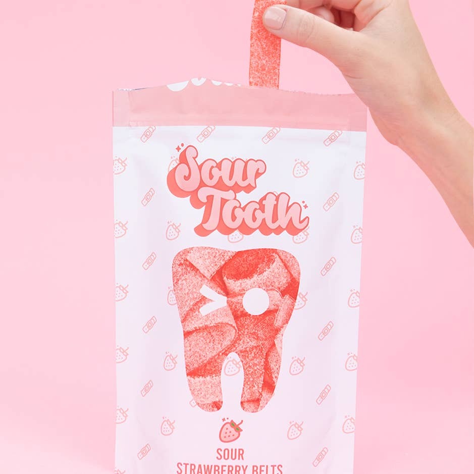 Sour Strawberry Belts