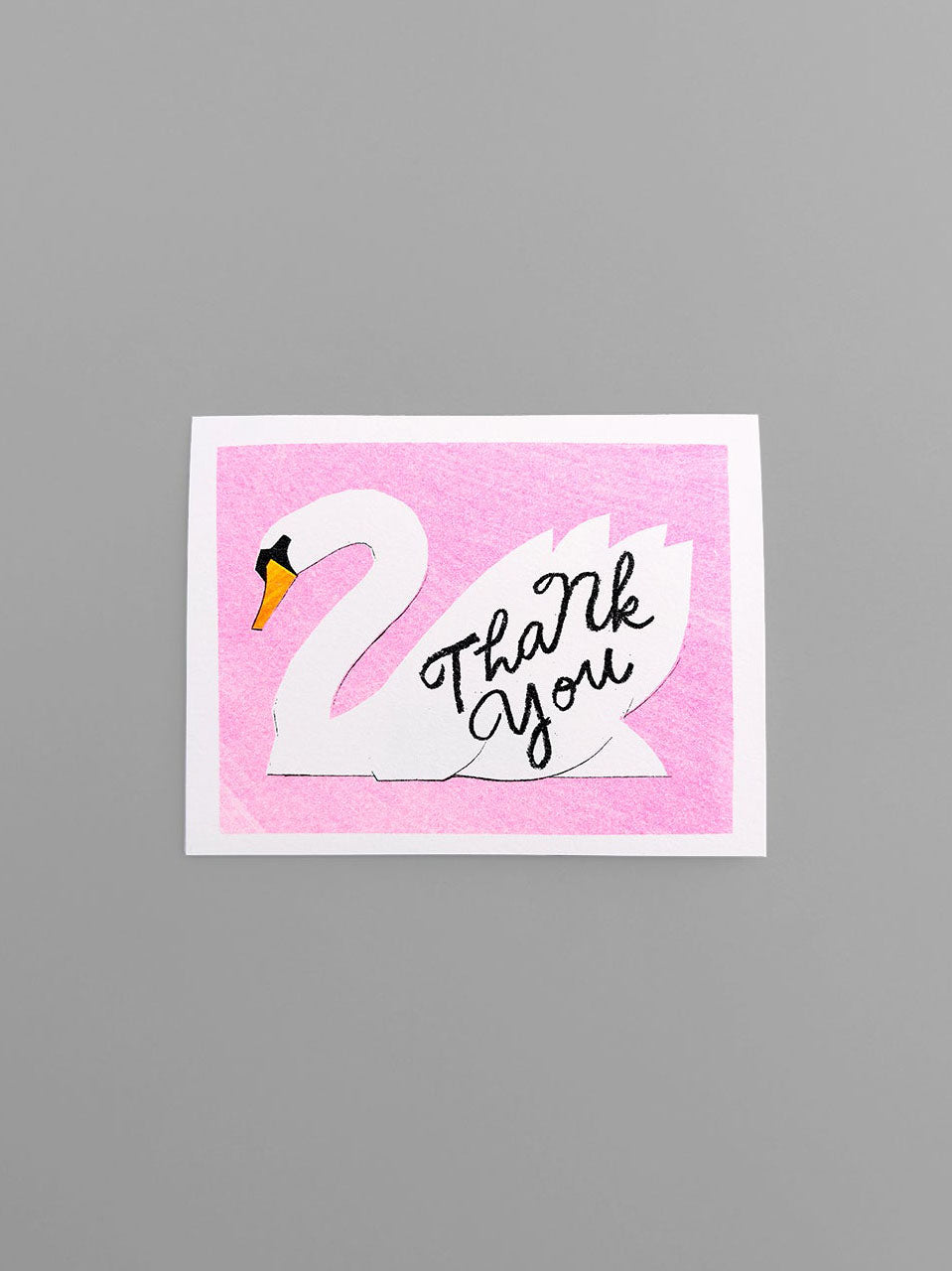 Swan Thank You Card