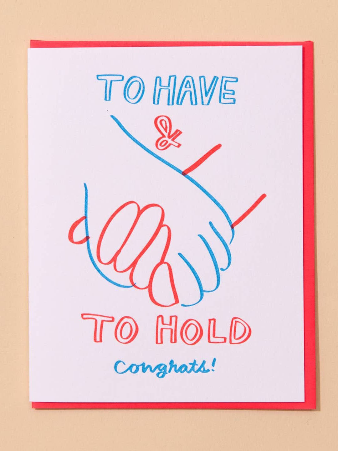 To Have & To Hold Wedding Card