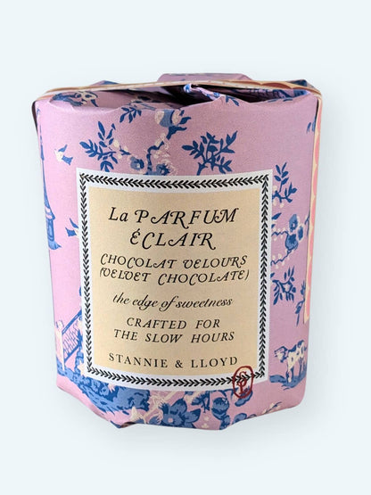 Toile Gift Wrap Candle