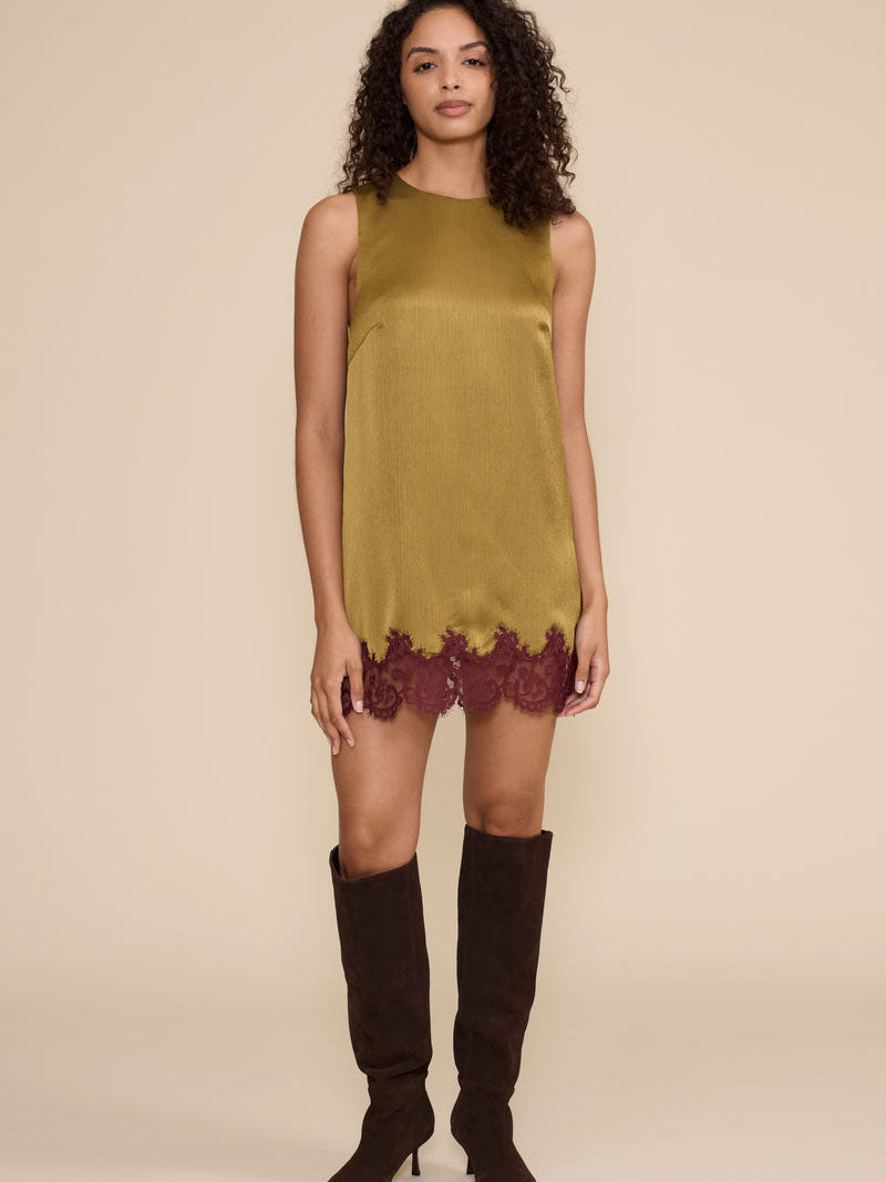 Vera Lace Hem Dress