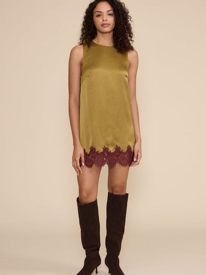 Vera Lace Hem Dress