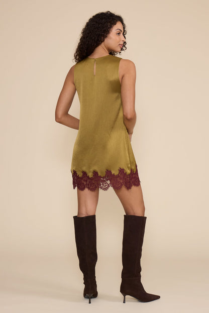 Vera Lace Hem Dress
