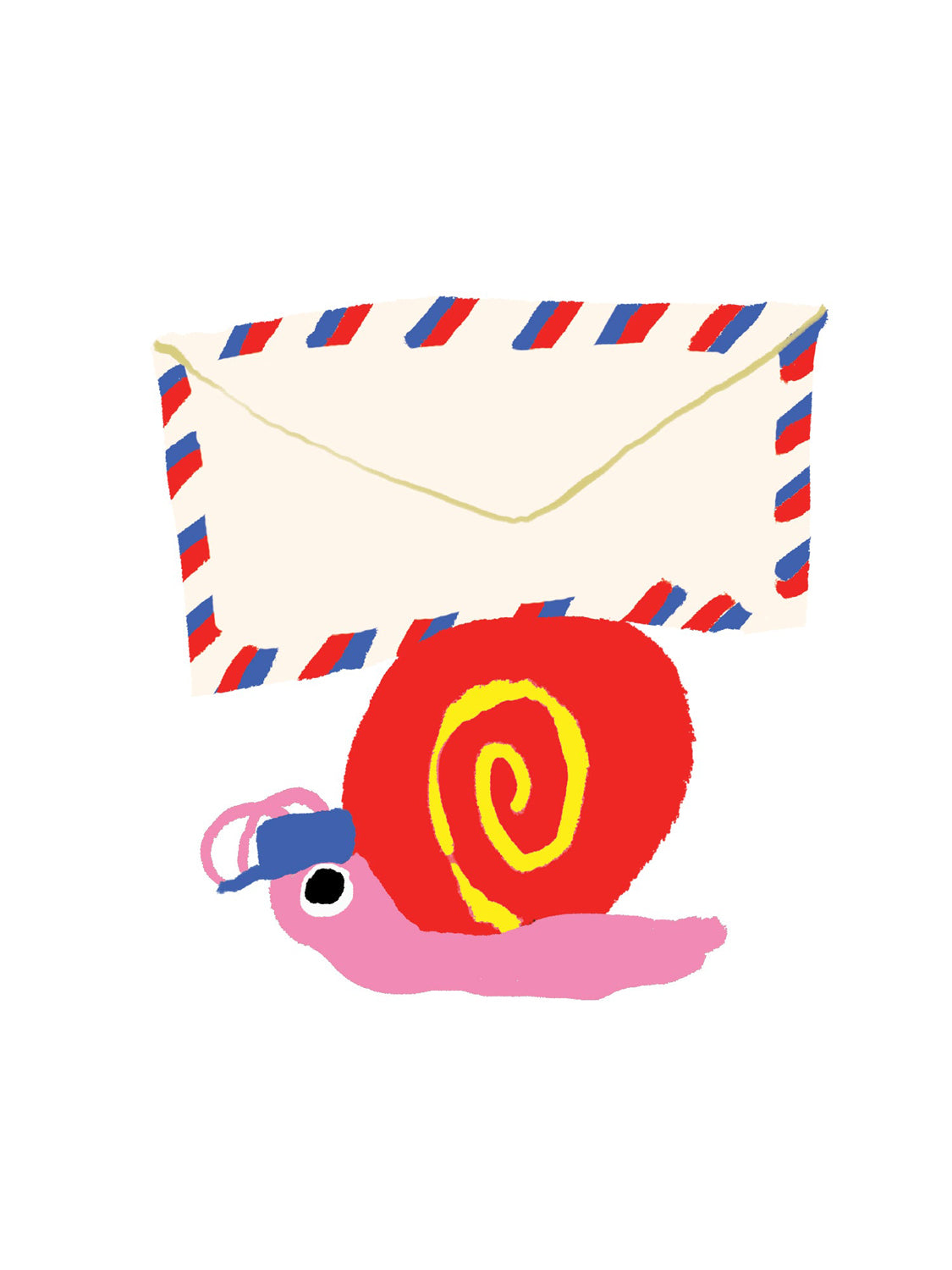 Snail and Mail Vinyl Sticker