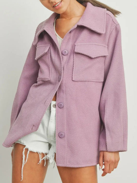 Violet Button Shacket