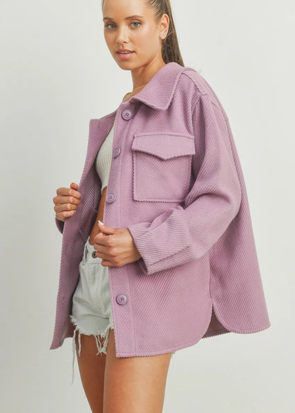 Violet Button Shacket