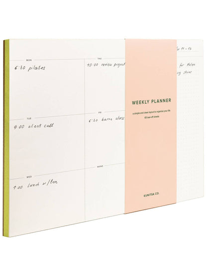 Weekly Planner Pad