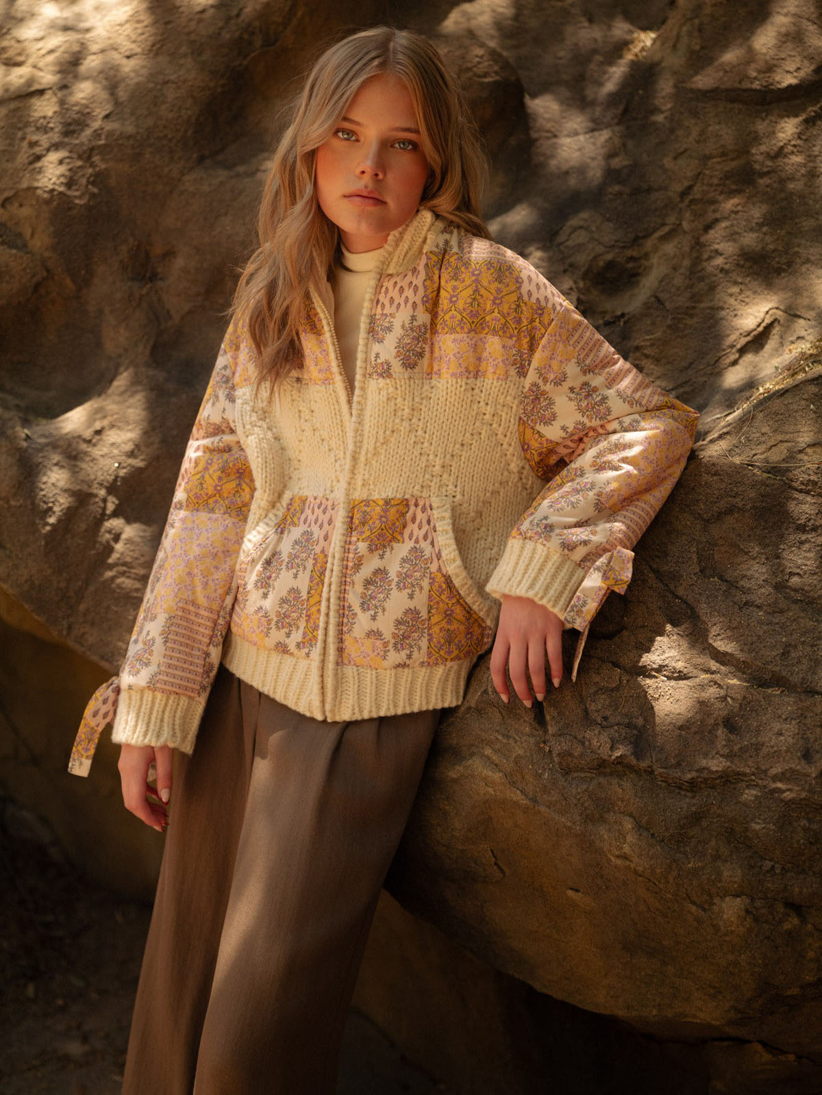 Willa Patch Print Jacket