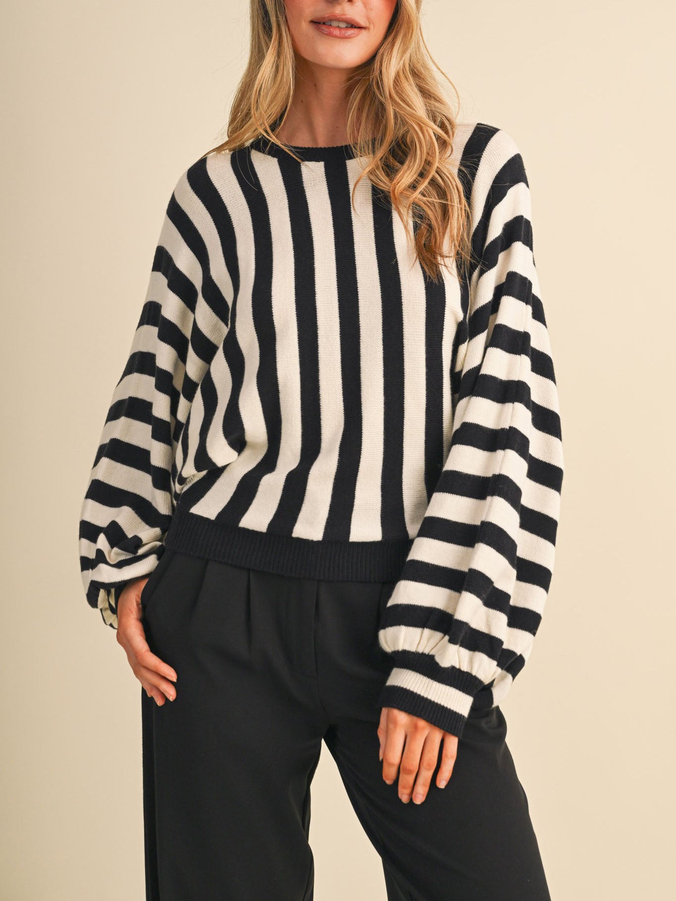 Winona Striped Sweater