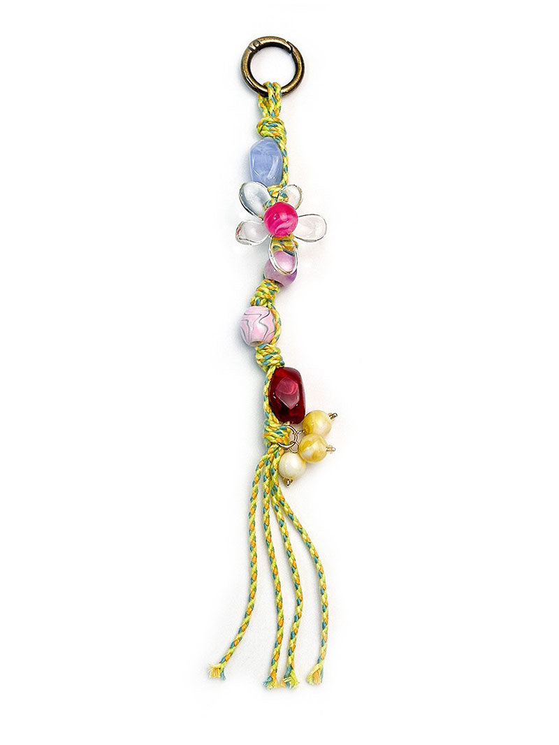 Enid Stone Tassel Bag Charm
