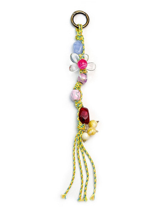 Enid Stone Tassel Bag Charm