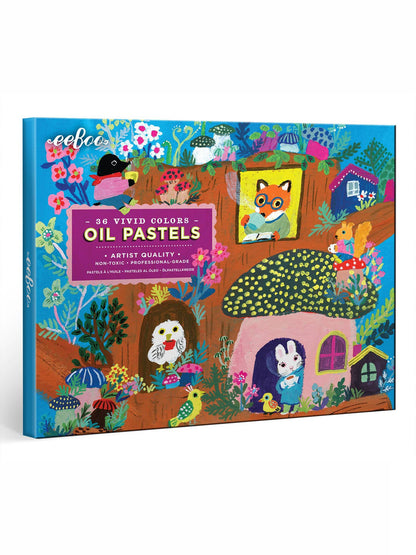 Yumi's Mushroom House 36 Oil Pastels