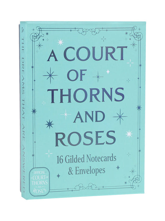 A Court of Thorns and Roses Official Gilded Notecards