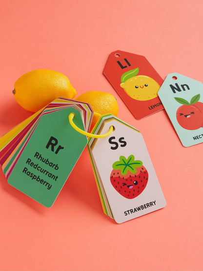 A Is For Avocado Ring Flash Cards