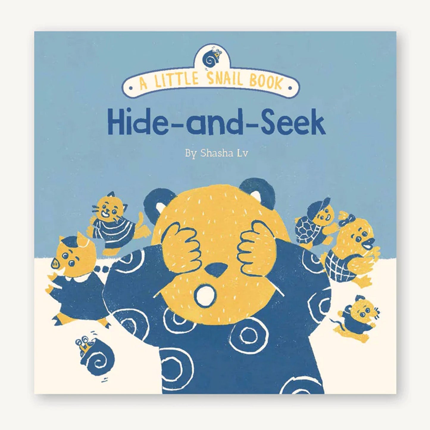 a little snail book: hide-and-seek