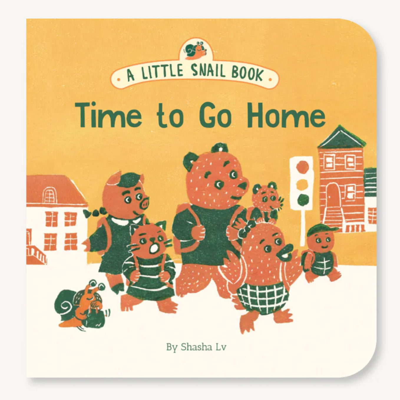 a little snail book: time to go home