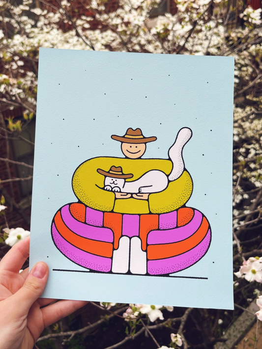 a match made in heaven art print