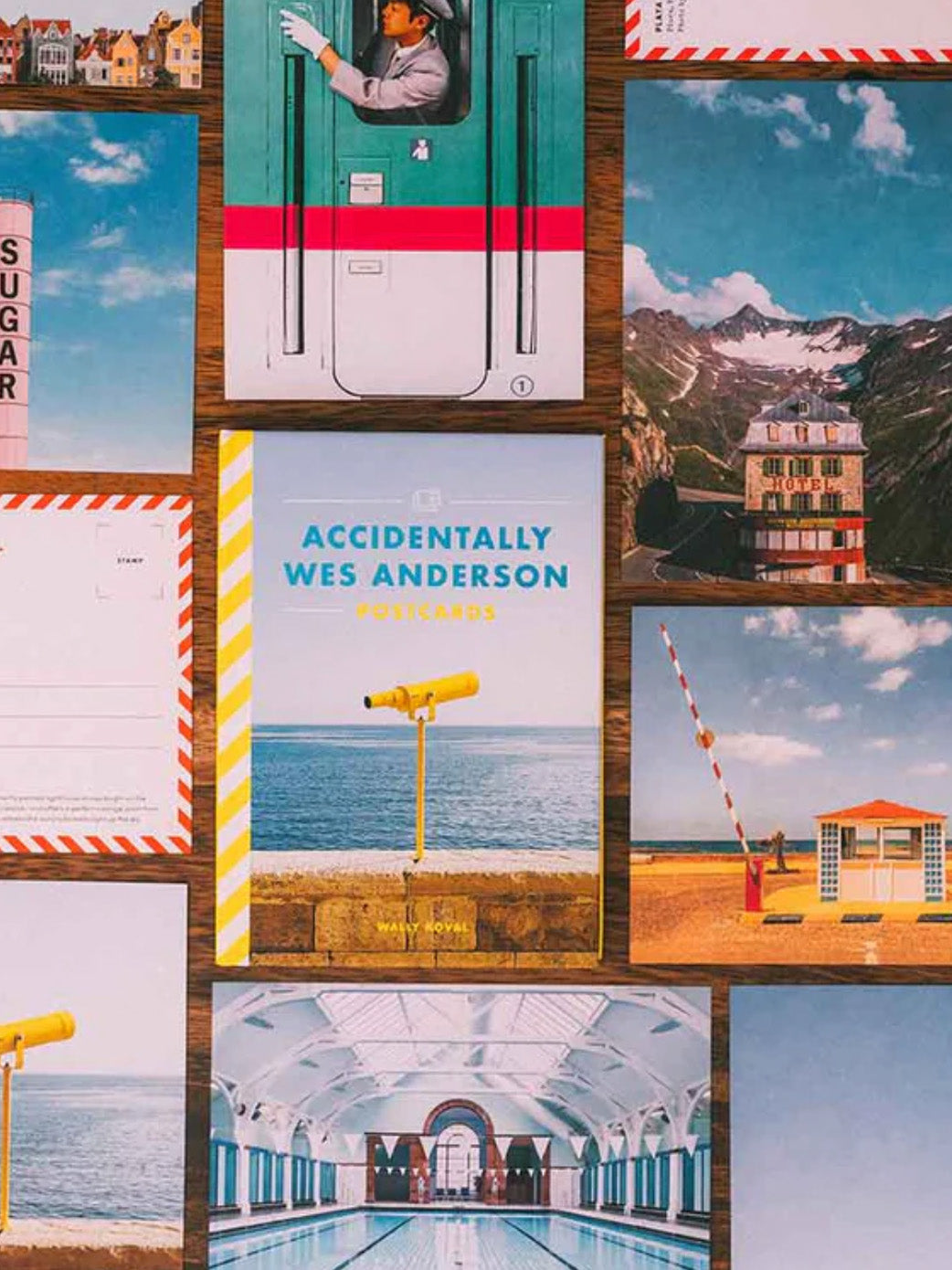 accidentally wes anderson postcard set